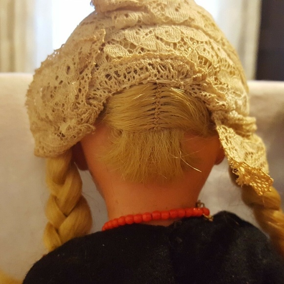 Vintage Dovina Doll Rotterdam Holland Dutch Wooden Shoes Blinking Eyes - Picture 6 of 8